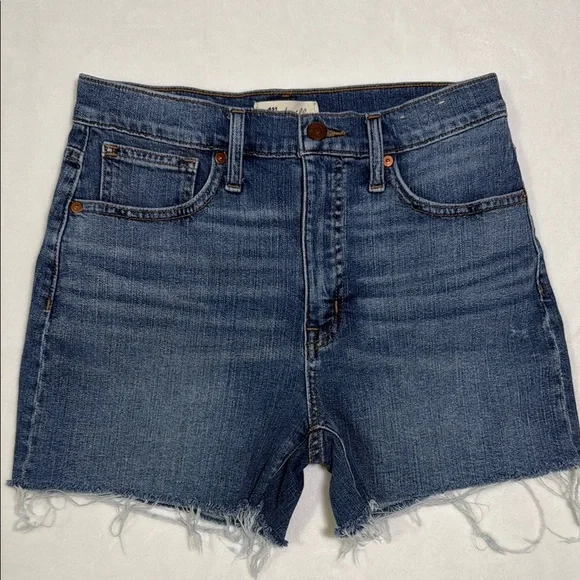 Madewell High Rise Blue Denim Shorts- Size 26 - Picture 1 of 11